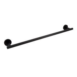 Porta Toalha Barra 60cm Fonte Preto Addra
