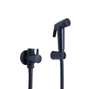 Ducha Higiênica Com Registro 1/2" Ephiphany Preto Addra