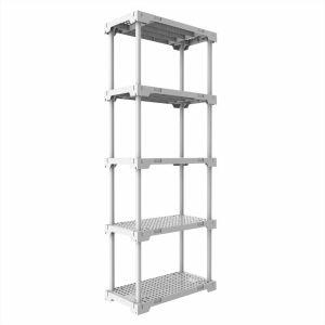 Estante Plástico Poly Eco Branco 5 Prateleiras Grifit Estante Plástico Poly Eco Branco 5 Prateleiras Grifit