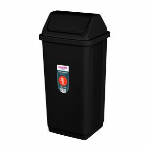 Lixeira Basculante 9l Black Sanremo