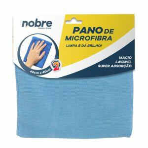 Refil Pano Limpeza Microfibra Azul 40x40cm Goedert