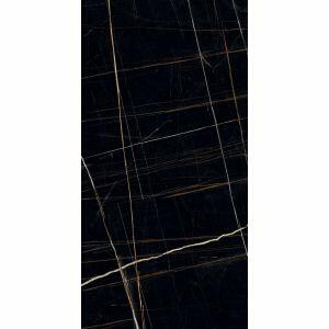 Porcelanato Laurent Preto Retificado Polido 60x120 Málaga