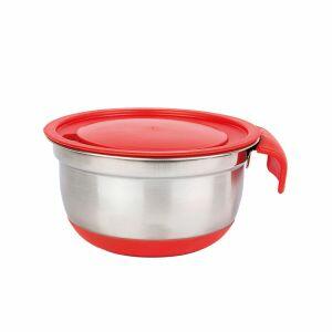 Bowl 17cm C/ Ralador e Tampa Inox Casa&Ideia