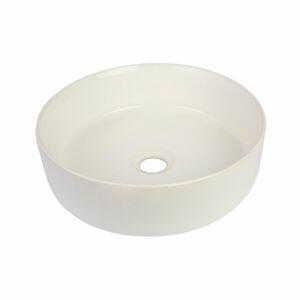 Cuba para Banheiro de Apoio Louça Redonda Branca 36x12cm Cracóvia Addra