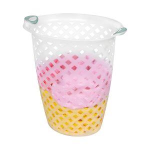 Cesto para Roupa 30l Oba Branco Sanremo
