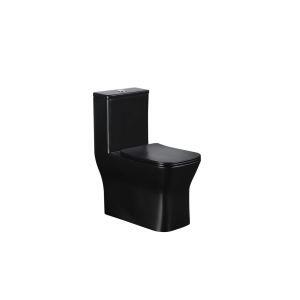 Kit Vaso Sanitário Monobloco Acionamento Duplo 3/6L Londres Preto Addra
