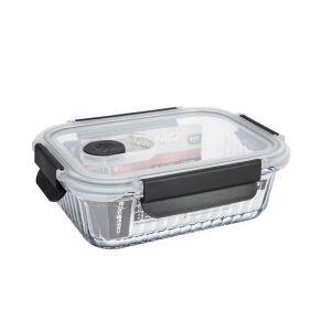 Pote Vidro Hermético 640ml Belle Transparente Com Tampa Casa&ideia