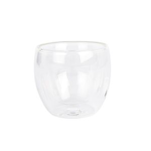 Copo Vidro Borossilicato Double Transparente 80ml Casa&ideia