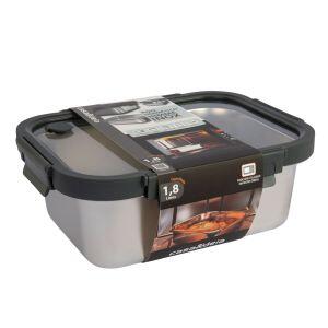 Pote Inox Hermetico 1,8l Himme Transparente Com Tampa Casa&ideia