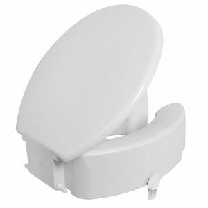 Assento Sanitário Polipropileno Elevado Aberto com Trava Branco Astra