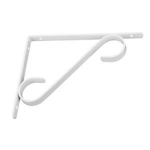 Suporte Prateleira 30cm Mao Francesa Col Branco Prat-k