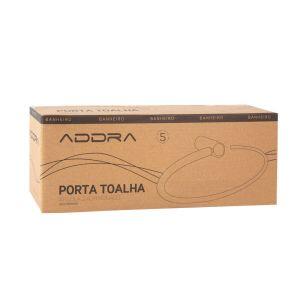 Porta Toalha Argola 24cm Copenhaga Cromado Addra