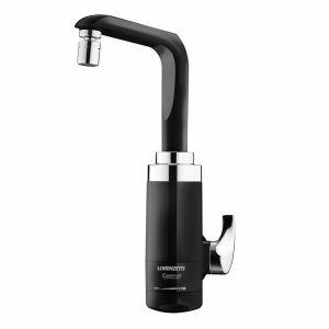 Torneira Elétrica Digital para Cozinha de Parede Essencial Preto/cromo 127v Lorenzetti