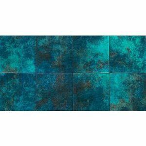 Porcelanato Pd15/509 Verde Escuro Bold Brilhante 15x15 Gabriella