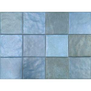 Porcelanato Pd15/101mt Giz Azul Bold Mate 15x15 Gabriella