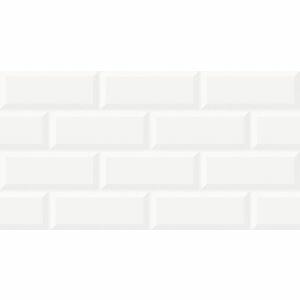 Revestimento Parede Brique Decore Branco Bold Brilhante 32x60 Ilhabella