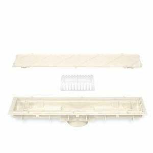 Ralo Linear 25,3x4,5x3,8cm Branco Multicerto