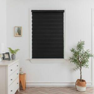 Persiana Rolo Double Vision 2,20x2,20m Preto Top Flex Persiana Rolo Double Vision 2,20x2,20m Preto Top Flex