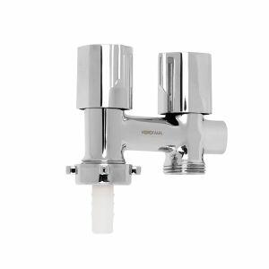 Torneira para Tanque e Máquina de Parede Bica Baixa 1/2" Monde Cromado Addra Torneira para Tanque e Máquina de Parede Bica Baixa 1/2" Monde Cromado Addra