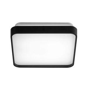 Plafons Led Quadrado 18w Round Preto Bivolt Blumenau Iluminação