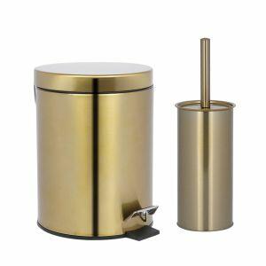 Lixeira com Pedal 5l Gold Dourado Casa&Ideia