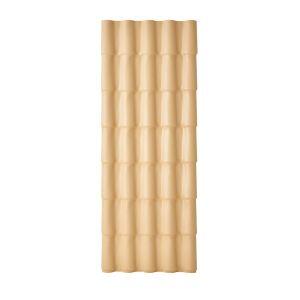 Telha PVC 0,86x2,30mx2mm Colonial Marfim Tubozan