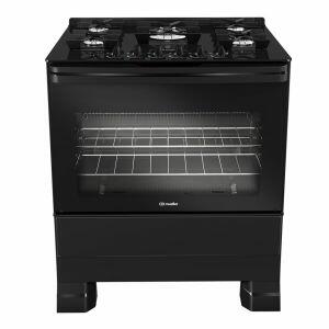 Fogão de Piso 5bc Mfv5bf Preto Bivolt Mueller