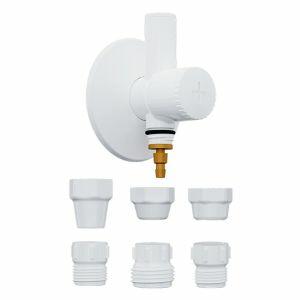Kit Adaptador para Filtro Com Registro Abs Branco Blukit
