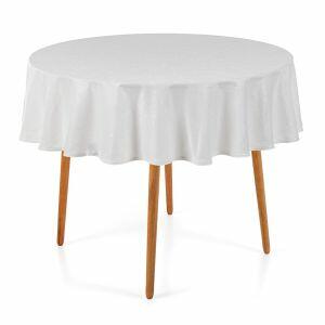 Toalha Mesa 160cm Melli Branco Karsten