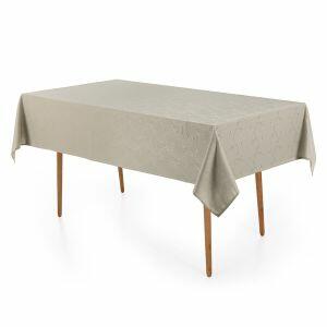 Toalha Mesa Melli Cinza 140x210cm Cinza Karsten