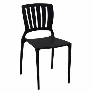 Cadeira Plastico Manu Preto Tramontina