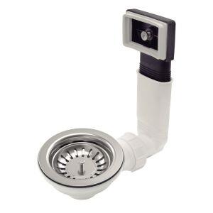 Válvula Para Pia-cuba 1/2" Com Escape Inox Pol Inox Tramontina