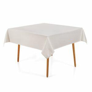 Toalha Mesa Caetano Branco 180x180cm Karsten