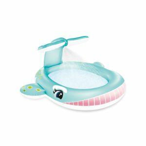 Piscina Infantil Inflável Baleia Splash Azul 200l Intex