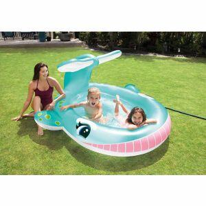 Piscina Infantil Inflável Baleia Splash Azul 200l Intex Piscina Infantil Inflável Baleia Splash Azul 200l Intex