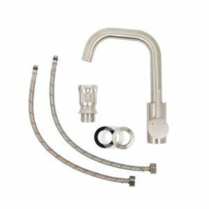 Torneira Misturador Monocomando para Banheiro de Mesa Bica Baixa 1/2" Leandra Cromada Addra