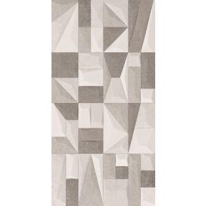 Revestimento Parede Geogrigio Menfi Cinza Acetinado Retificado 37x74 Ilhabella
