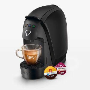 Cafeteira Espresso Luna Preta 127V - TRES 3 Corações