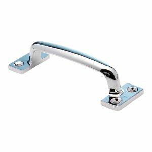 Puxador para Móveis 12cm Alca Quadr Mf.80cr Cromado Ago Inox