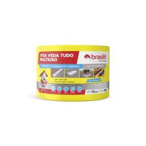 Fita Auto-adesiva  Veda Tudo Alumínio 10cmx10mx7mm Quartzolit