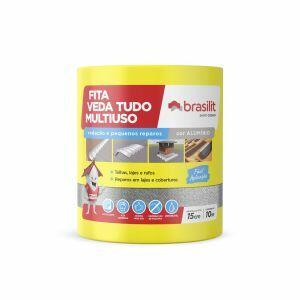 Fita Auto-adesiva Veda Tudo Alumínio 15cmx10mx7mm Quartzolit