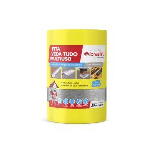Fita Auto-adesiva Veda Tudo Alumínio 20cmx10mx7mm Quartzolit