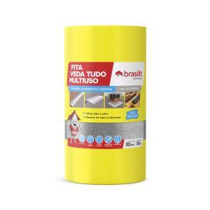 Fita Auto-adesiva Veda Tudo Alumínio 30cmx10mx7mm Quartzolit