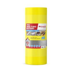 Fita Auto-adesiva 45cmx10mx7mm Veda Tudo Alumínio Quartzolit
