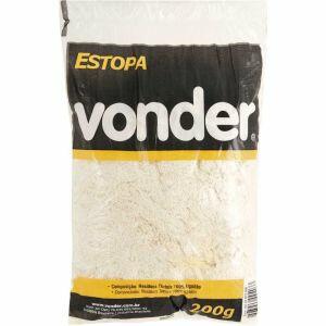 Estopa Limpeza Branca 200g Vonder