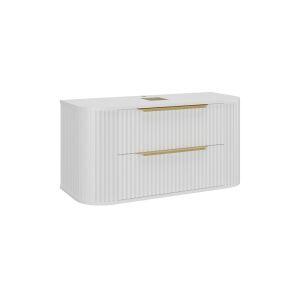 Gabinete para Banheiro Suspenso MDF/MDP Alice Branco 1m C-linea