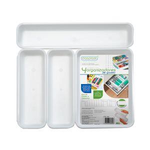 Organizador de Gaveta Branco Dasplast