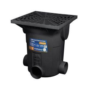 Caixa Agua Pluvial 41,2l Pvc Premium Preto Metasul