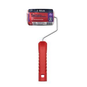 Conjunto de Pintura Textura 10cm At155/10sr Vermelho Atlas