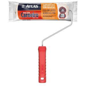Rolo Lã Natural 15cm 328/15 Branco Atlas Rolo Lã Natural 15cm 328/15 Branco Atlas